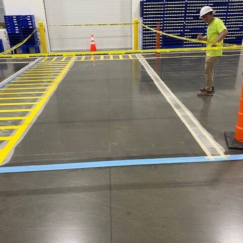 painting - warehouse striping
